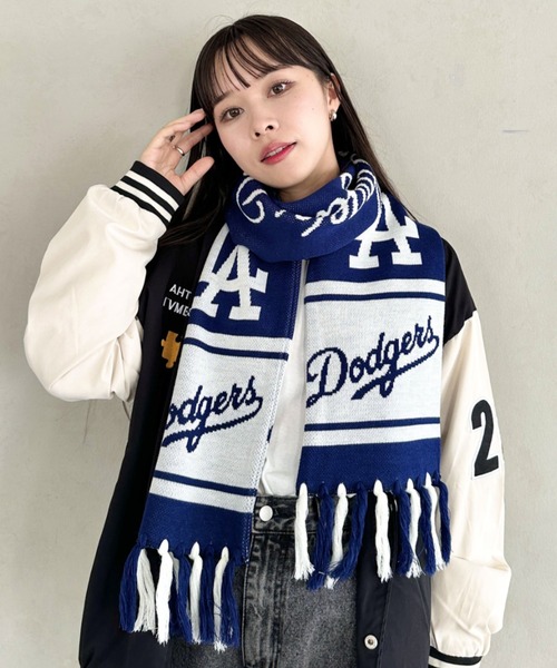 セール】MLB(エムエルビー)/MLB TEAM MUFF チームロゴマフラー