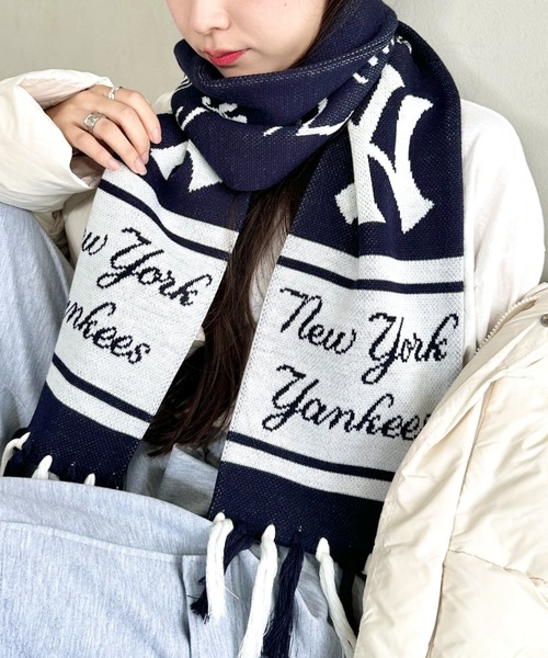 セール】MLB(エムエルビー)/MLB TEAM MUFF チームロゴマフラー ゲーム