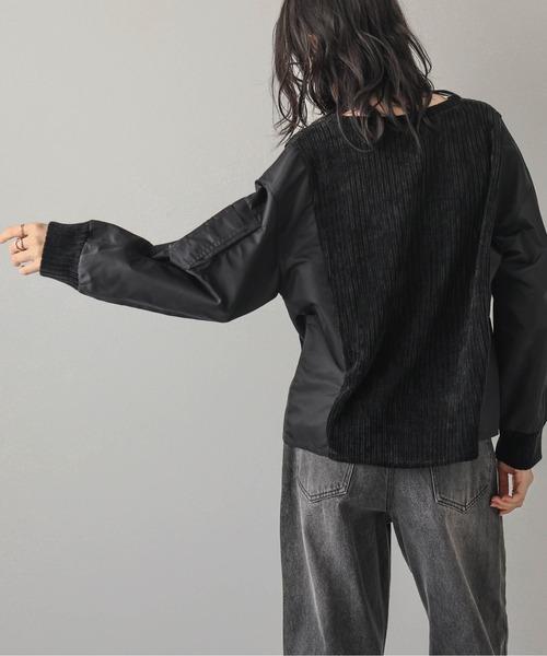 La-gemme(ラジェム)の「コーデュロイドッキングトップス(その他トップス・レディース・ブラウン/グレー/ブラック・フリー)」の6枚目の写真