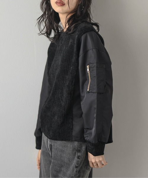 La-gemme(ラジェム)の「コーデュロイドッキングトップス(その他トップス・レディース・ブラウン/グレー/ブラック・フリー)」の8枚目の写真