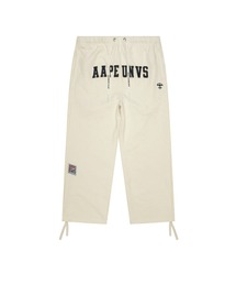 BAPE a bathing apeサルエルパンツ ホワイト A BATHING APE（アベイシングエイプ）の「BAPE GIRLS CLUB