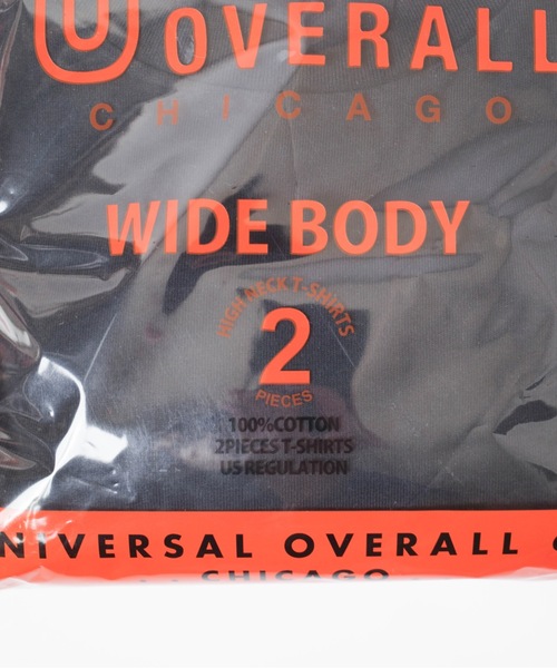 UNIVERSAL OVERALL(ユニバーサルオーバーオール)の「UNIVERSAL OVERALL / WIDE HEAVY 2P PACKS HIGH NECK TEE / UVOP-008(Tシャツ/カットソー・レディース・ブラック/ホワイト・MEDIUM/LARGE/X-LARGE/SMALL)」の7枚目の写真