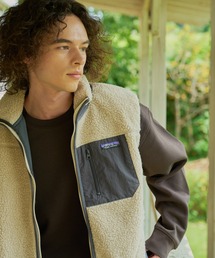 ragged mountain（ラギットマウンテン）の「【RAGGED MOUNTAIN/ラギットマウンテン】CONCORD 防風ボアスタンドカラーベスト フリースジャケット モコモコ（ベスト）」