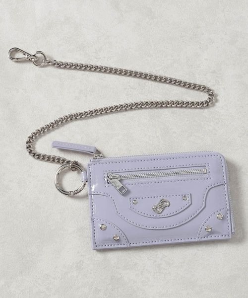 JEANASIS(ジーナシス)の「チェーンツキウォレット/286170(財布・レディース・ブラック/ガンメタ/ホワイト/パープル系その他・FREE)」の4枚目の写真