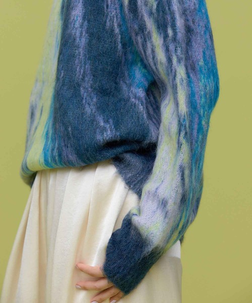 セール】DIMENSION MOHAIR KNIT / ディメンションモヘアニット