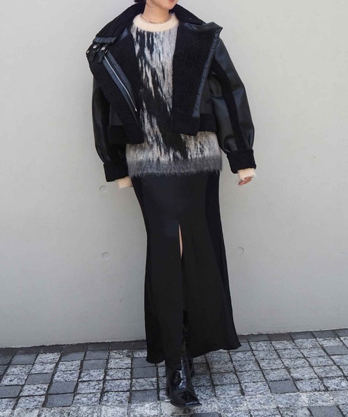 ニット セーター DIMENSION MOHAIR KNIT  / ディメンションモヘアニット レディース THINGS THAT MATTER ニット セーター DIMENSION MOHAIR KNIT