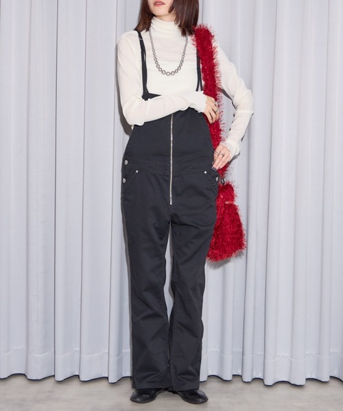 タートルネックベロアトップス（Tシャツ/カットソー）｜leimn