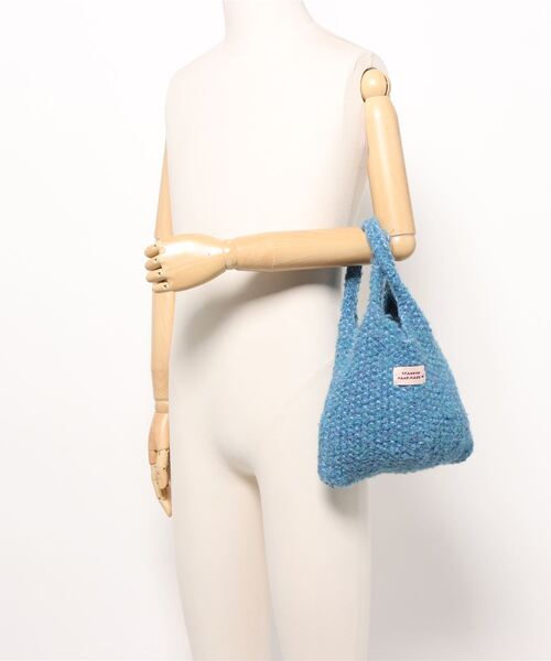 aimoha(アイモハ)の「ニットトートバッグ(ハンドバッグ・レディース・ホワイト/ブラウン/レッド/ピンク/チョコ/グレー/ブルー/ベージュ/ライトベージュ・FREE)」の13枚目の写真