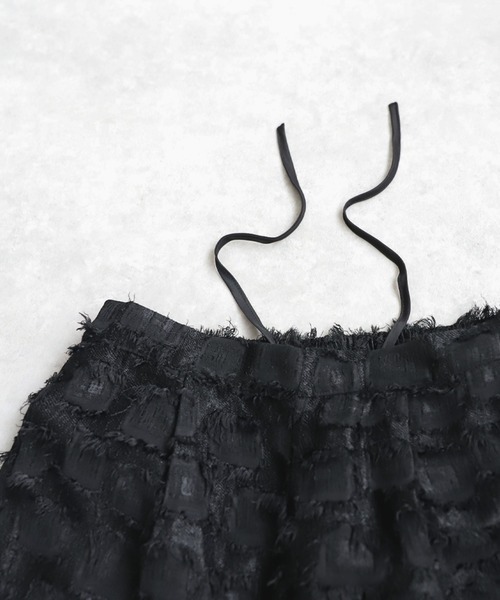 antiqua(アンティカ)の「フリンジワイドパンツ(その他パンツ・レディース・ブラック・LARGE/MEDIUM)」の11枚目の写真