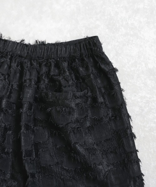 antiqua(アンティカ)の「フリンジワイドパンツ(その他パンツ・レディース・ブラック・LARGE/MEDIUM)」の12枚目の写真