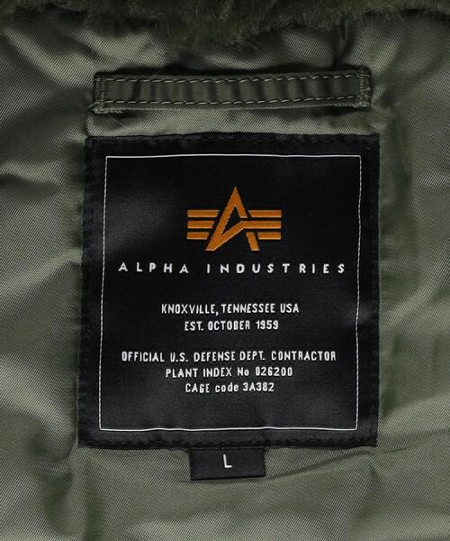 Alpha Industries(アルファインダストリーズ)の「ALPHA(アルファ)【WEB限定】Nー3Bジャケット ジャパンスペック/2WAY(ミリタリージャケット・メンズ・オリーブ・L/XL/S/M)」の18枚目の写真