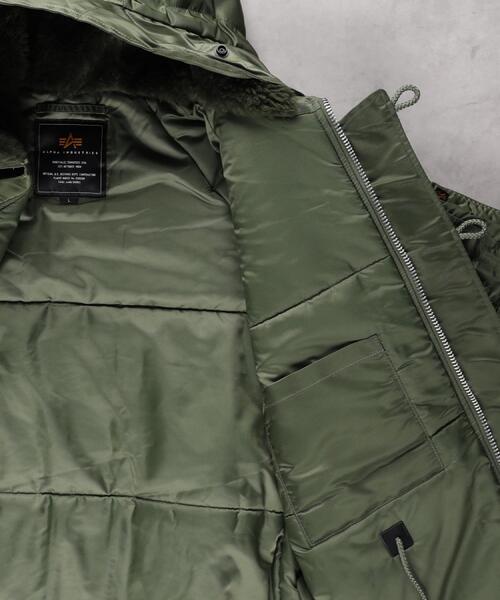 Alpha Industries(アルファインダストリーズ)の「ALPHA(アルファ)【WEB限定】Nー3Bジャケット ジャパンスペック/2WAY(ミリタリージャケット・メンズ・オリーブ・L/XL/S/M)」の19枚目の写真