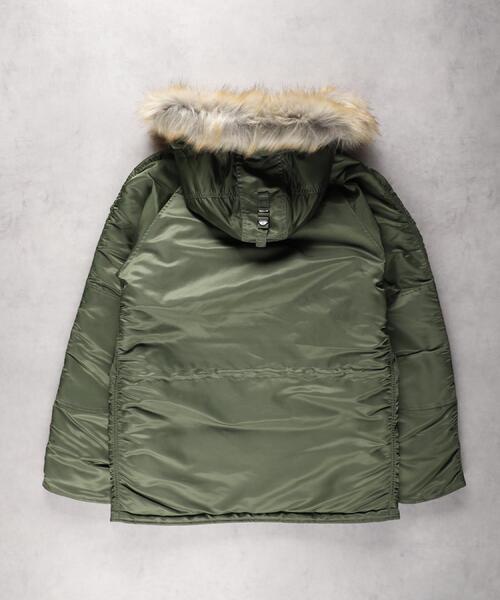 Alpha Industries(アルファインダストリーズ)の「ALPHA(アルファ)【WEB限定】Nー3Bジャケット ジャパンスペック/2WAY(ミリタリージャケット・メンズ・オリーブ・L/XL/S/M)」の20枚目の写真