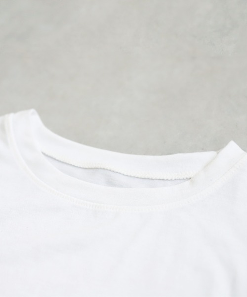 antiqua(アンティカ)の「ソフトタッチロンT(Tシャツ/カットソー・レディース・ホワイト/ブラック・ONESIZE)」の14枚目の写真
