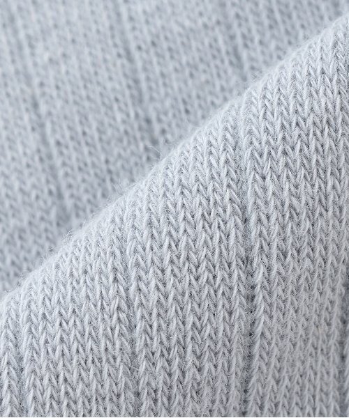 LOVETOXIC(ラブトキシック)の「太リブロゴ刺繍ハイソックス(ソックス/靴下・キッズ・オフホワイト/サックスブルー/ブラック・20-22cm/23-25cm)」の5枚目の写真