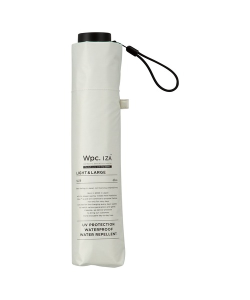 IZA（イーザ）の「完全遮光 IZA【LIGHT＆LARGE】 軽量 日傘 折りたたみ 親骨60cm Wpc.（折りたたみ傘・メンズ・グレー/オフホワイト/ベージュ/ブラック・FREE）」の7枚目の写真
