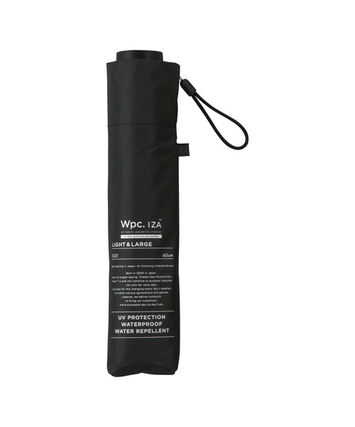 IZA（イーザ）の「完全遮光 IZA【LIGHT＆LARGE】 軽量 日傘 折りたたみ 親骨60cm Wpc.（折りたたみ傘・メンズ・グレー/オフホワイト/ベージュ/ブラック・FREE）」の11枚目の写真