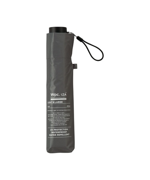 IZA（イーザ）の「完全遮光 IZA【LIGHT＆LARGE】 軽量 日傘 折りたたみ 親骨60cm Wpc.（折りたたみ傘・メンズ・グレー/オフホワイト/ベージュ/ブラック・FREE）」の13枚目の写真