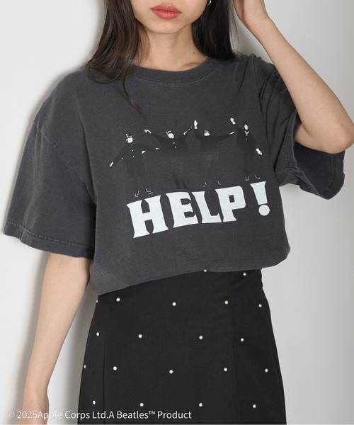GOOD ROCK SPEED(グッドロックスピード)の「【GOOD ROCK SPEED】バンドTシャツ THE BEATLES ビートルズ(Tシャツ/カットソー・レディース・グレー系1/ホワイト/ホワイト系1/チャコールグレー/ネイビー/ホワイト系その他2・FREE)」の6枚目の写真