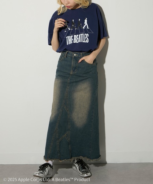 GOOD ROCK SPEED(グッドロックスピード)の「【GOOD ROCK SPEED】バンドTシャツ THE BEATLES ビートルズ(Tシャツ/カットソー・レディース・グレー系1/ホワイト/ホワイト系1/チャコールグレー/ネイビー/ホワイト系その他2・FREE)」の18枚目の写真