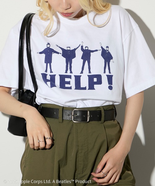 GOOD ROCK SPEED(グッドロックスピード)の「【GOOD ROCK SPEED】バンドTシャツ THE BEATLES ビートルズ(Tシャツ/カットソー・レディース・グレー系1/ホワイト/ホワイト系1/チャコールグレー/ネイビー/ホワイト系その他2・FREE)」の9枚目の写真