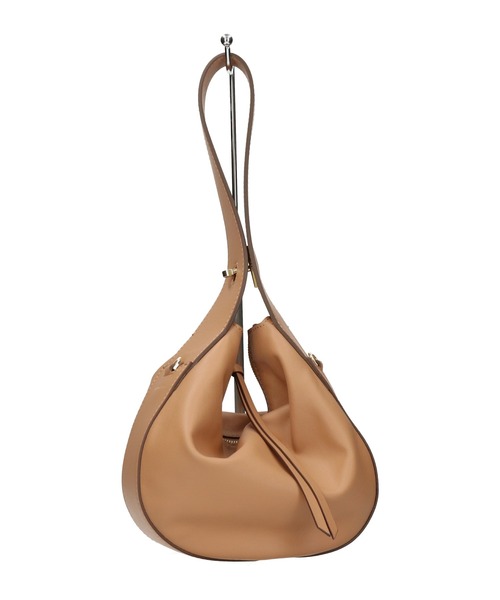 LORISTELLA（ロリステッラ）の「【LORISTELLA】レザースモールホーボーバッグ(Q56425)（ハンドバッグ・レディース・ダークベージュ・ALL）」の14枚目の写真