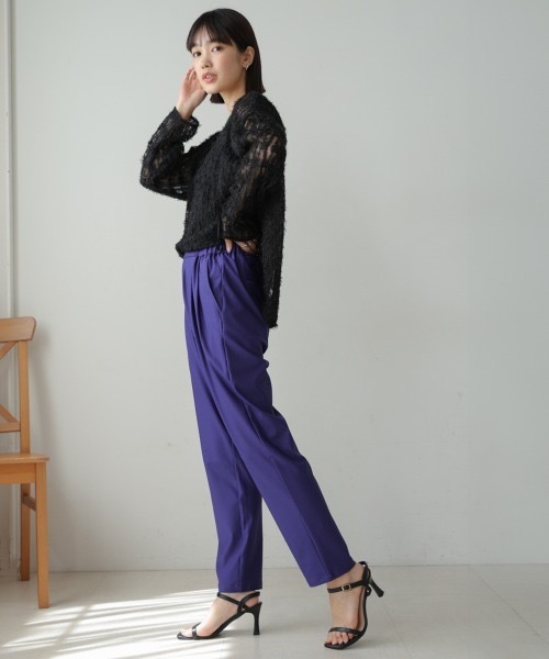 Bou Jeloud(ブージュルード)の「【美脚】キレイMeストレッチテーパードパンツ(その他パンツ・レディース・ブルー/ブラック/グレー系その他・38/40/36)」の14枚目の写真
