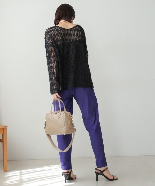 Bou Jeloud(ブージュルード)の「【美脚】キレイMeストレッチテーパードパンツ(その他パンツ・レディース・ブルー/ブラック/グレー系その他・38/40/36)」の18枚目の写真