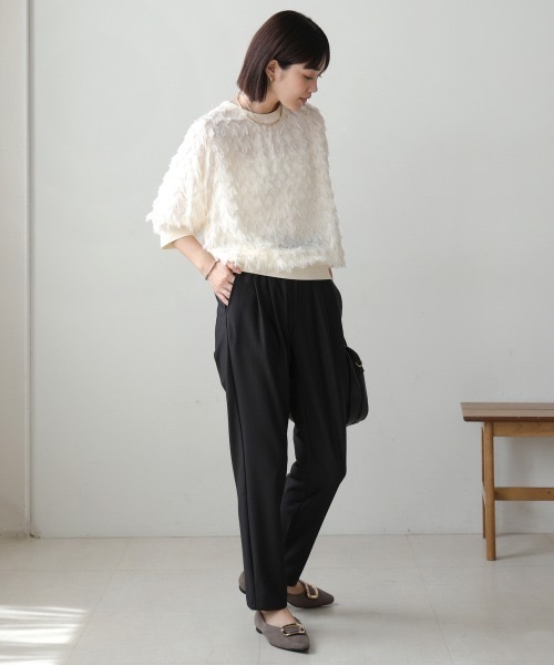 Bou Jeloud(ブージュルード)の「【美脚】キレイMeストレッチテーパードパンツ(その他パンツ・レディース・ブルー/ブラック/グレー系その他・38/40/36)」の21枚目の写真