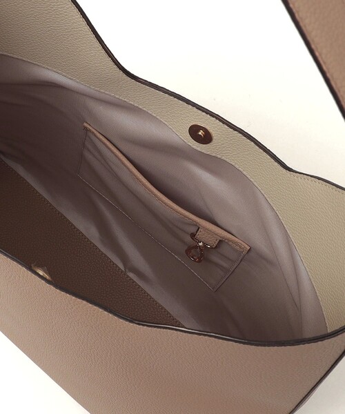 【SHIPS別注】polpetta トートバッグ　シボレザー　A4可　大容量 SHIPS別注】polpetta トートバッグ シボレザー A4可 大容量