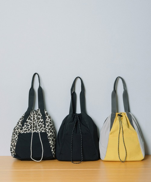 Munich(ミューニック)の「ポリエステルウェザ2wayトートバッグ(トートバッグ・レディース・イエロー/ブラック/レオパード・FREE)」の13枚目の写真