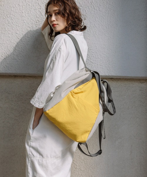 Munich(ミューニック)の「ポリエステルウェザ2wayトートバッグ(トートバッグ・レディース・イエロー/ブラック/レオパード・FREE)」の20枚目の写真