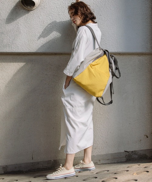 Munich(ミューニック)の「ポリエステルウェザ2wayトートバッグ(トートバッグ・レディース・イエロー/ブラック/レオパード・FREE)」の21枚目の写真