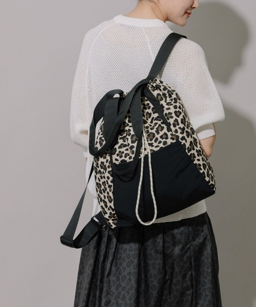 Munich(ミューニック)の「ポリエステルウェザ2wayトートバッグ(トートバッグ・レディース・イエロー/ブラック/レオパード・FREE)」の14枚目の写真