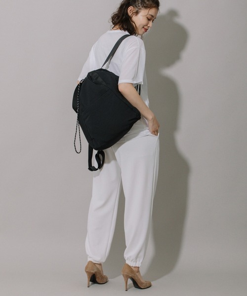 Munich(ミューニック)の「ポリエステルウェザ2wayトートバッグ(トートバッグ・レディース・イエロー/ブラック/レオパード・FREE)」の8枚目の写真