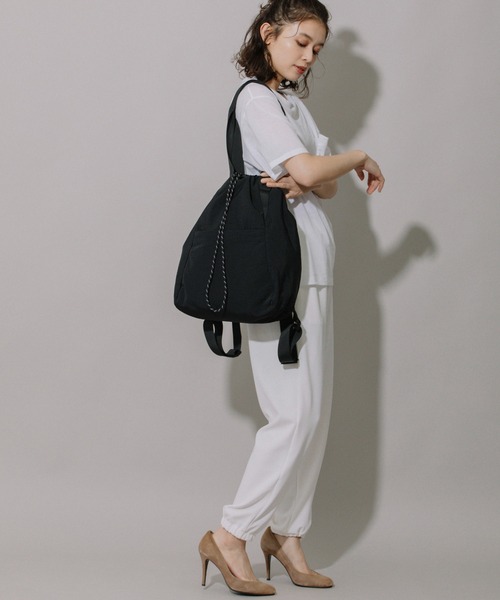 Munich(ミューニック)の「ポリエステルウェザ2wayトートバッグ(トートバッグ・レディース・イエロー/ブラック/レオパード・FREE)」の10枚目の写真