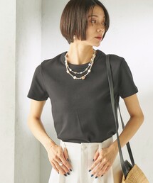 SHIPS（シップス）の「オーガニック コットン スムース TEE（Tシャツ/カットソー・レディース）」