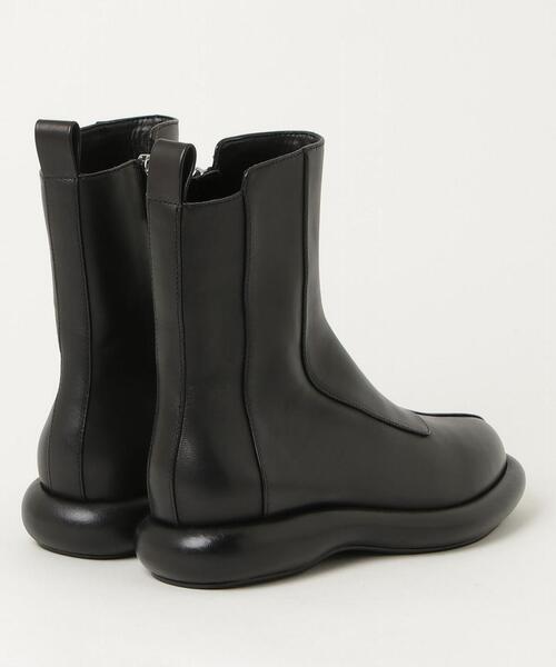 セール】UN3D./アンスリード/ROUND LOW HEEL BOOTS/ラウンドロウヒール