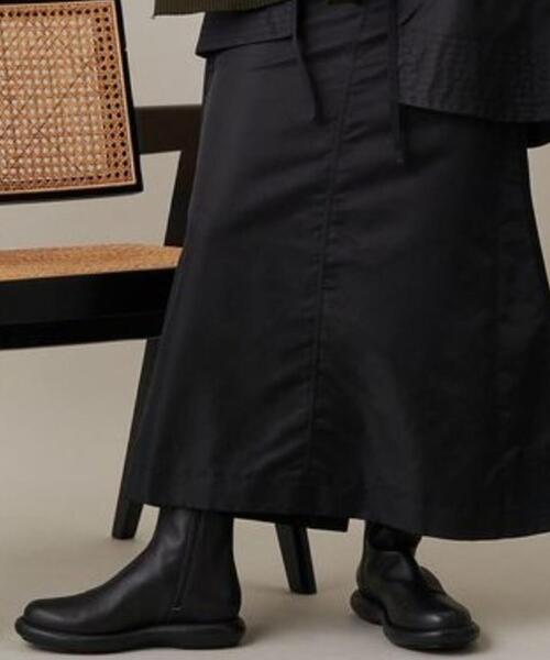 セール】UN3D./アンスリード/ROUND LOW HEEL BOOTS/ラウンドロウヒール