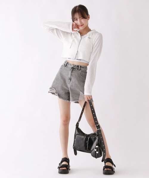 repipi armario（レピピ アルマリオ）の「【吸水速乾】ロゴショートタンク（タンクトップ・キッズ・ホワイト/ブラック/その他・LARGE/MEDIUM/SMALL）」の7枚目の写真