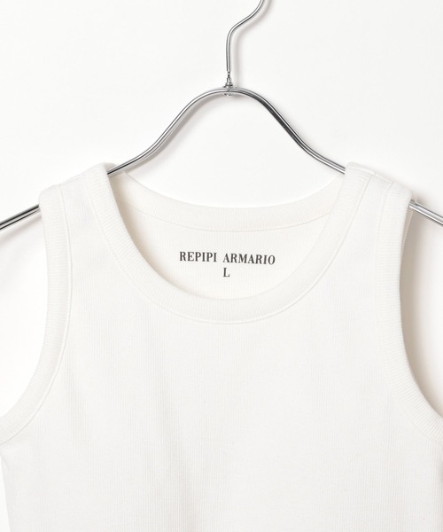 repipi armario（レピピ アルマリオ）の「【吸水速乾】ロゴショートタンク（タンクトップ・キッズ・ホワイト/ブラック/その他・LARGE/MEDIUM/SMALL）」の10枚目の写真