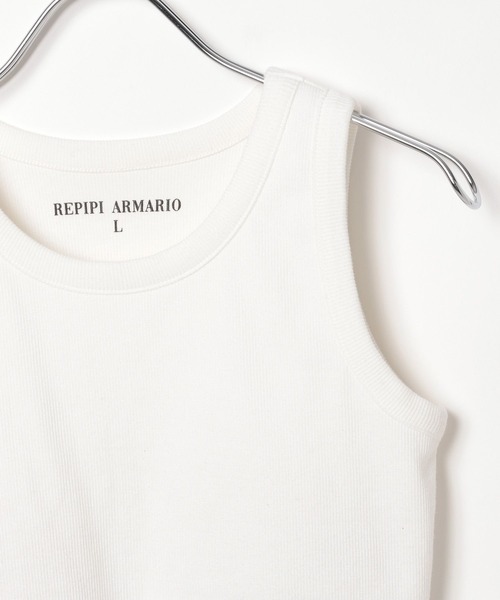 repipi armario（レピピ アルマリオ）の「【吸水速乾】ロゴショートタンク（タンクトップ・キッズ・ホワイト/ブラック/その他・LARGE/MEDIUM/SMALL）」の11枚目の写真