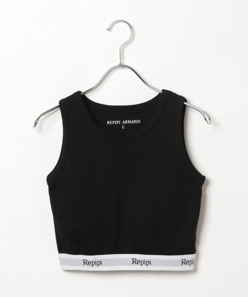 repipi armario（レピピ アルマリオ）の「【吸水速乾】ロゴショートタンク（タンクトップ・キッズ・ホワイト/ブラック/その他・LARGE/MEDIUM/SMALL）」の19枚目の写真