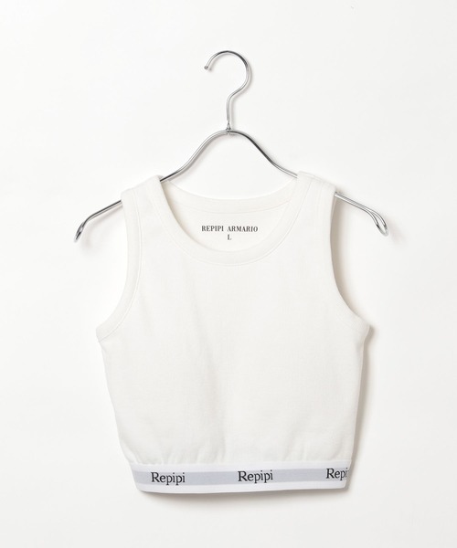 repipi armario（レピピ アルマリオ）の「【吸水速乾】ロゴショートタンク（タンクトップ・キッズ・ホワイト/ブラック/その他・LARGE/MEDIUM/SMALL）」の20枚目の写真