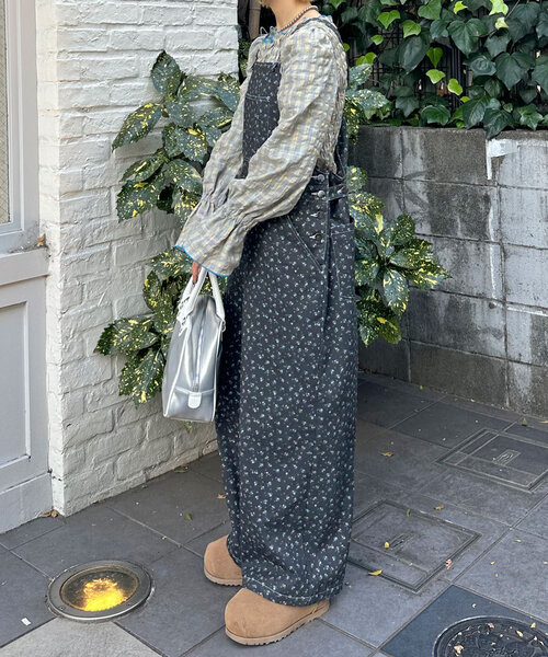HELLO.SANFRANCISCO(ハローサンフランシスコ)の「【HELLO.SANFRANCISCO/ハローサンフランシスコ】配色メローシャーリングチェックブラウス(シャツ/ブラウス・レディース・グレー/ブラウン・ONE SIZE)」の6枚目の写真