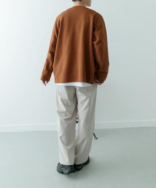 ITEMS URBANRESEARCH(アイテムズ アーバンリサーチ)の「ジオメジャカード カットソーカーディガン(カーディガン/ボレロ・メンズ・オフホワイト/ブラック/ブルー系その他/ブラウン・MEDIUM/LARGE)」の22枚目の写真