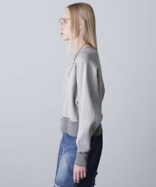 ROSE BUD（ローズバッド）の「スウェットライクニット（ニット/セーター・レディース・ピンク/ライトグリーン/グレー・ONE SIZE）」の19枚目の写真