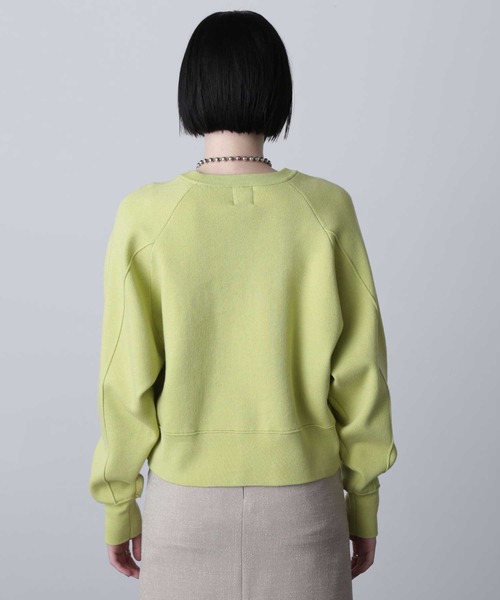 ROSE BUD（ローズバッド）の「スウェットライクニット（ニット/セーター・レディース・ピンク/ライトグリーン/グレー・ONE SIZE）」の6枚目の写真