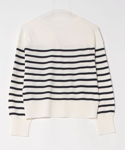 STRAWBERRY-FIELDS（ストロベリーフィールズ）の「キーネックニットカーディガン　カーディガン（カーディガン/ボレロ・レディース・グリーン/ホワイト系その他/ピンク系その他/ダークオレンジ・2）」の13枚目の写真