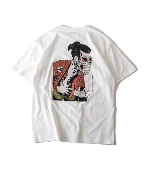 Subciety(サブサエティ)の「Ohtani oniji tee(Tシャツ/カットソー・メンズ・ホワイト/ブラック/グレー/インディゴブルー/ブラウン・SMALL/MEDIUM/LARGE/X-LARGE/XX-LARGE)」の7枚目の写真